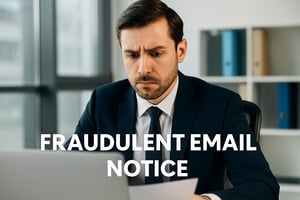 fraudulent email notice