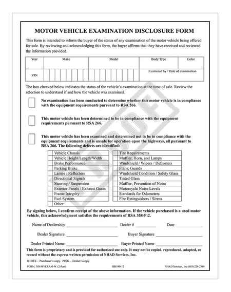 exam-disclosure-form