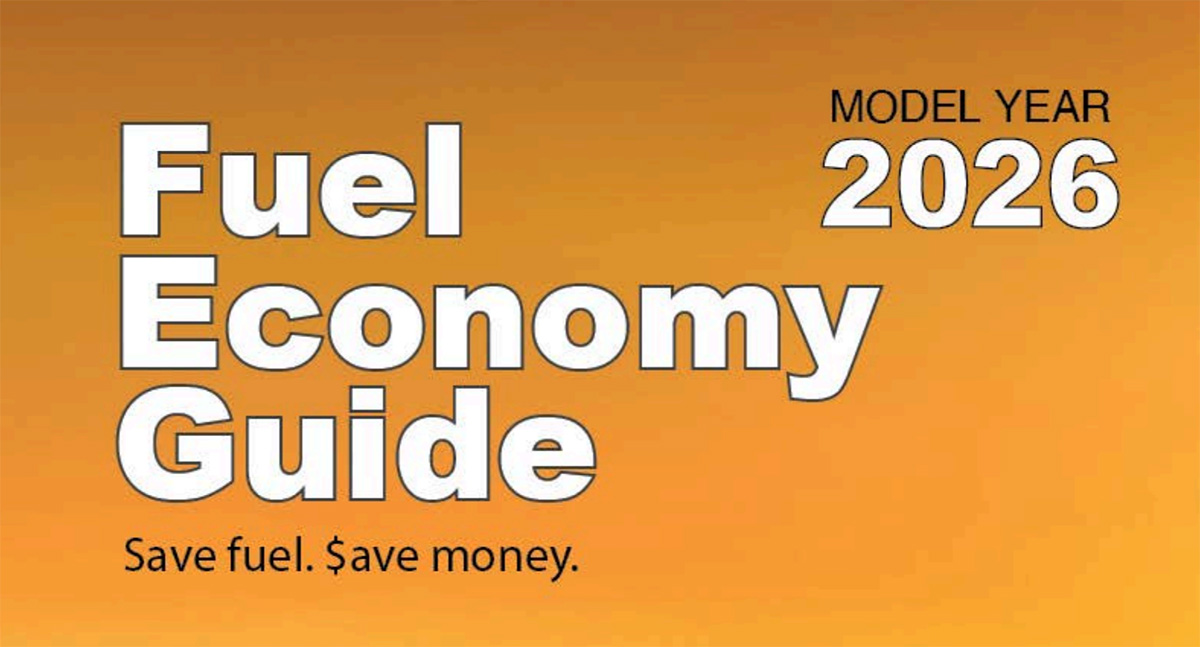 2026 Fuel Economy Guide Now Available