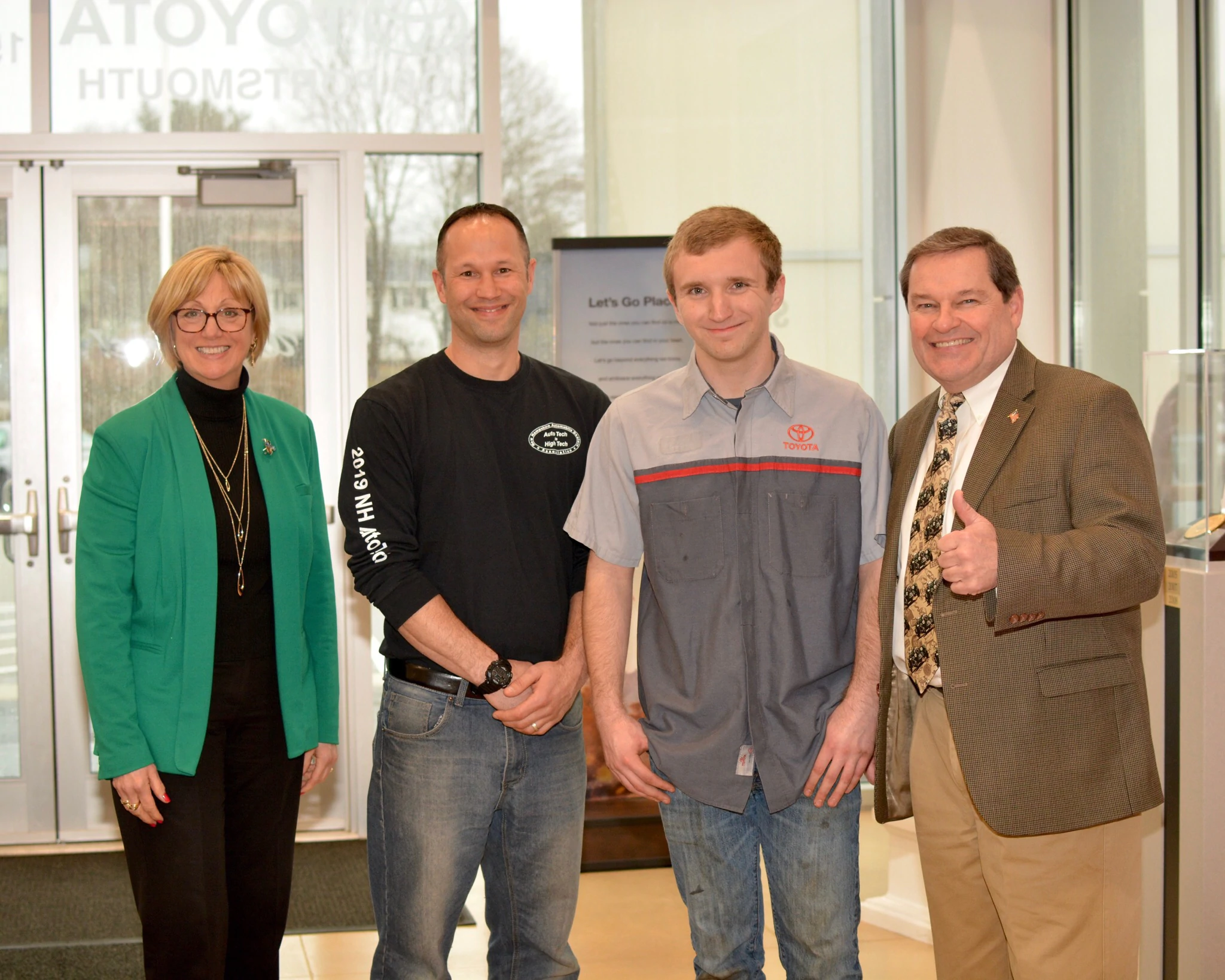 Toyota of Portsmouth Sponsors Portsmouth High Student