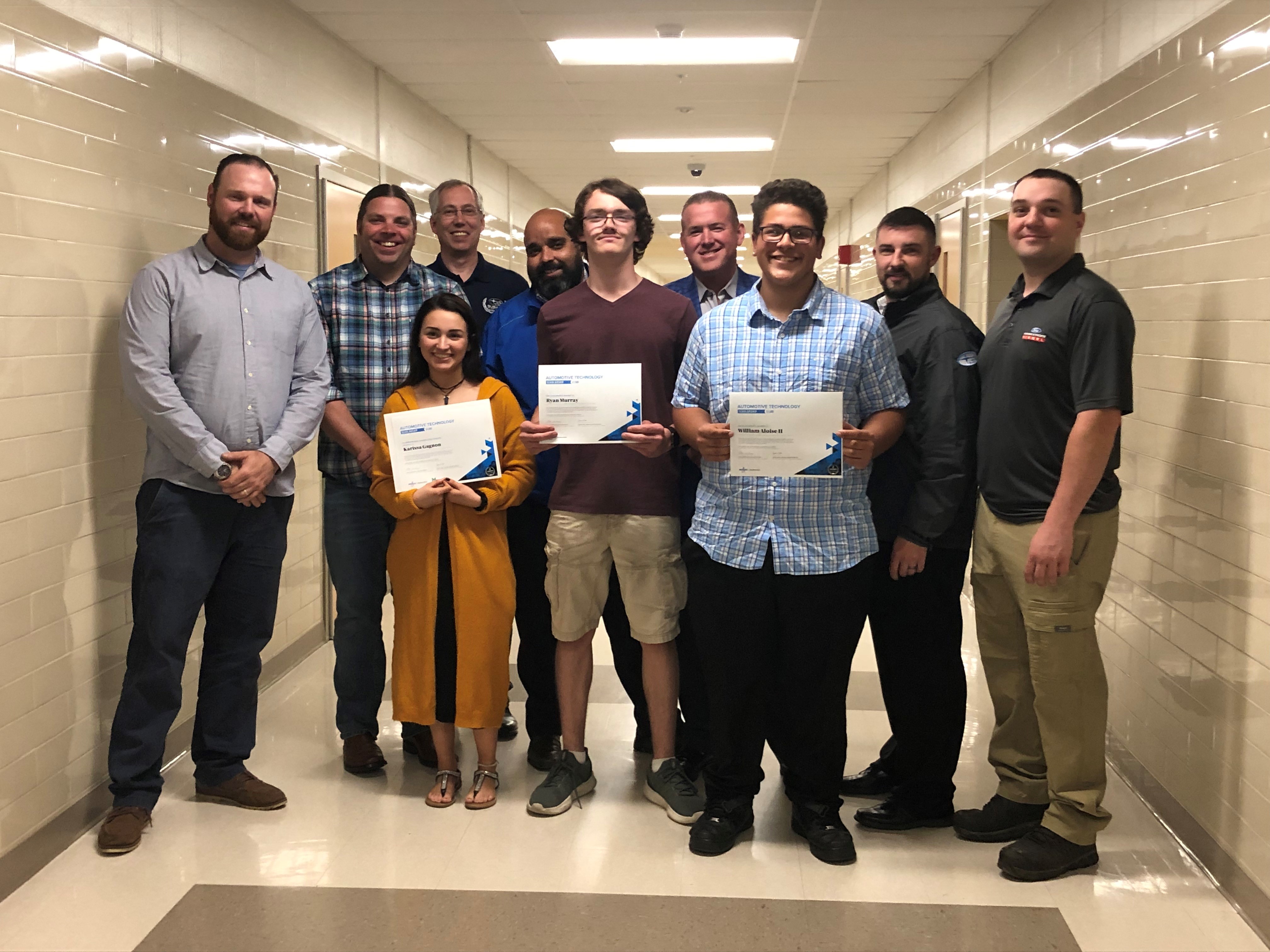 3 Salem Students are Awarded Automotive Technology Scholarships